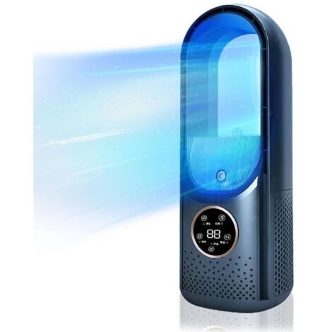 Mini climatiseur, rafraîchisseur d'air for chambre à coucher, climatiseur de camping, trois modes d'air pur/froid/humidification, 6 vitesses de vent, minuterie 6 heures, faible consommation d'énergie.