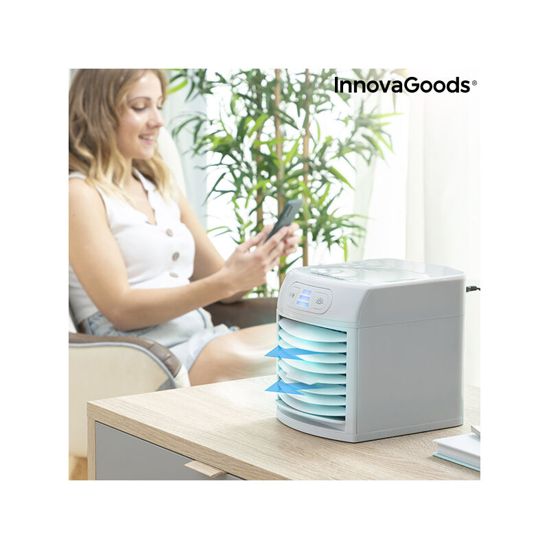 

Mini Climatizador Evaporativo Portátil con LED FreezyQ+ InnovaGoods