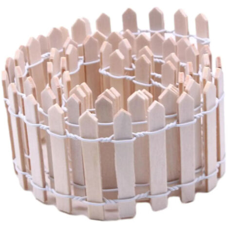 Mini clture en bois pour Nol dcoration de jardin