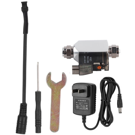 Mini-CO2-Magnetventil für Aquarien mit niedrigen Temperaturen, Zubehör, US-Stecker 100-240 V (Schnellanschlussschlauch)
