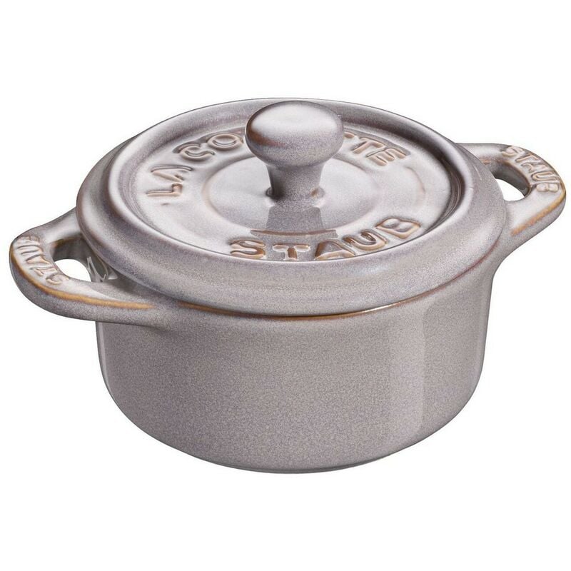 Staub - Mini Cocotte 10 cm Gris Graphite en Céramique
