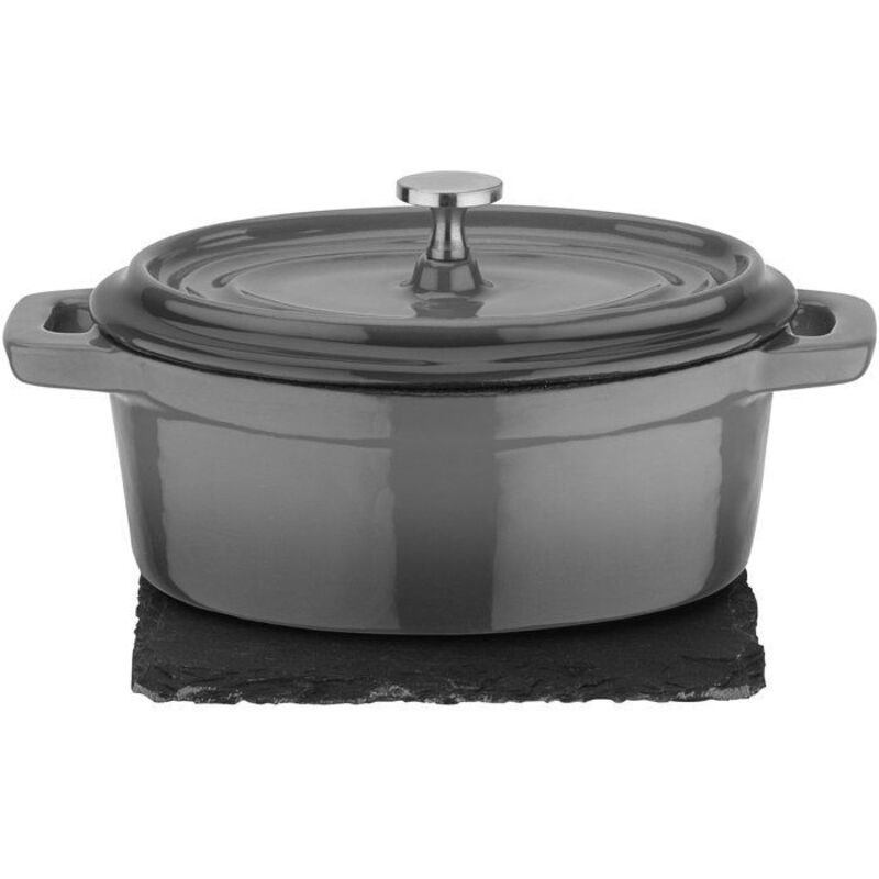 Mini Cocotte  GSW  718301  Fonte d acier massive  Induction    anthracite
