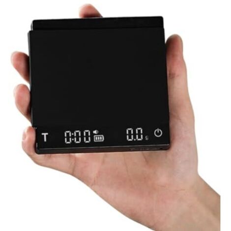 Mini coffee scale with timer, rechargeable espresso scale with gravity sensor, 2 kg/0.1 g precision scale for espresso and filter coffee, digital kitchen scale, n