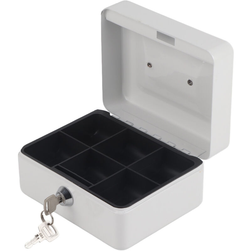 Mini coffre-fort verrouillable (petit blanc)