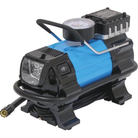 Mini compresseur compact 12V-15A-120W-3,5 bar + 3 adaptateurs STILKER 11250