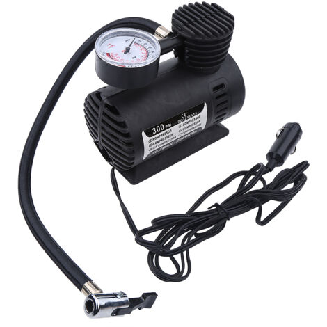 Mini Compresseur d'Air Portable 12V pour Voiture - Pompe à Air Électrique 300 PSI