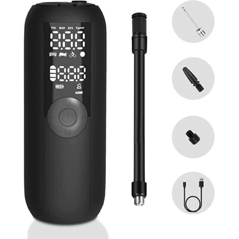 Mini compresseur d'air portable pour le gonflage des pneus de voiture et de vélo