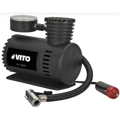 VITO PRO-POWER Mini Compresseur Portable 12V VITO 250 PSI Multi-fonctions