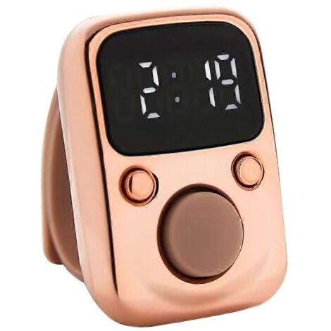 Mini compteur à doigts avec affichage numérique LED et compteur lumineux.