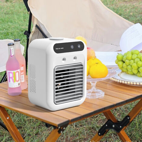 Mini condizionatore d'aria con ventilatore nebulizzatore, raffreddamento da tavolo, portatile per studenti-lsw