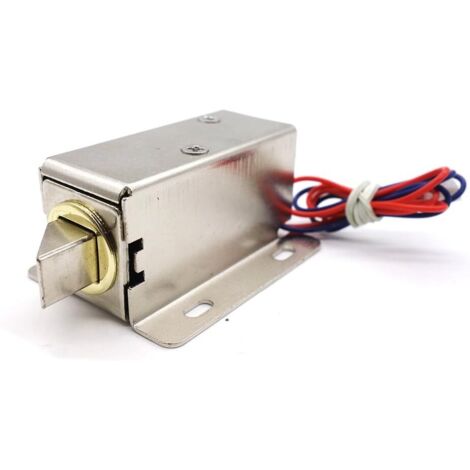 Mini conjunto electromagnético de cerradura de gabinete eléctrica de 12 V para cajón de puerta de armario