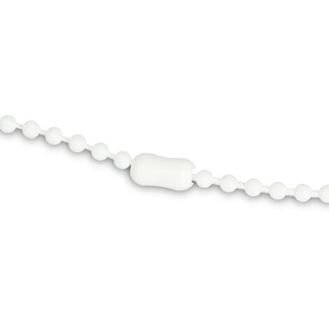 Mini connexion pour chainette à boule recoupée - Lot de 4 - Blanche