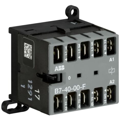 MINI CONTACTEUR 20A AC1-4P NO-24VAC-FASTON GJL1311203R0001 ABB 09861