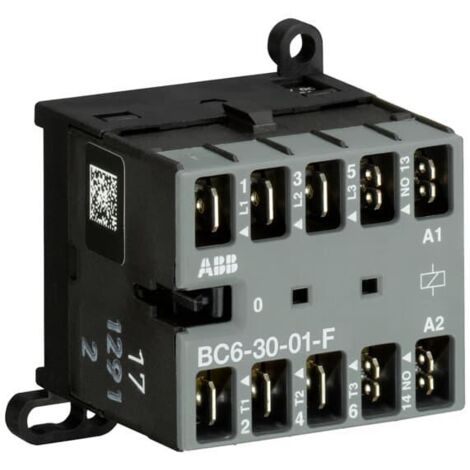 MINI CONTACTEUR 4KW-3P+1NF-24VDC 1.4W-FASTON GJL1213003R8011 ABB H405324