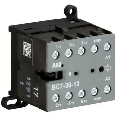Mini contacteur 5.5kW-3P+1No-24VDC 1.4W GJL1313001R8101 ABB 09784