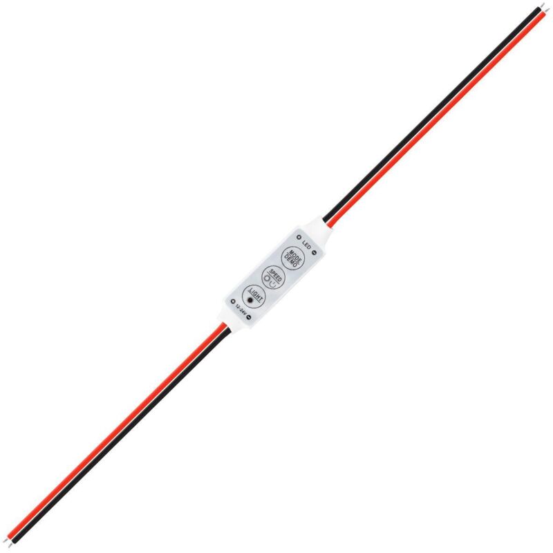

Efectoled - Controlador Regulador Mini Tira LED Monocolor 12-24V DC