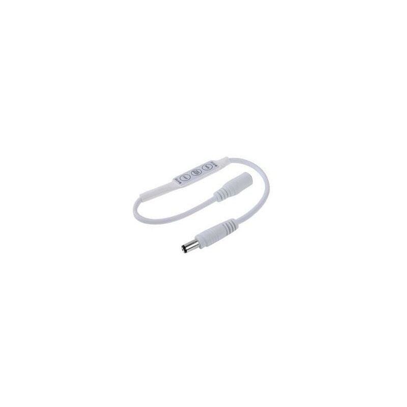 

Mini Controlador manual dimmer con jack para tira Led Monocolor 12V DC