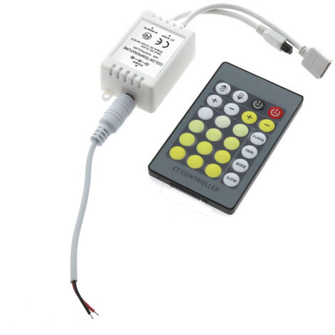 Mini contrôleur pour bandes LED CCT avec télécommande IR - DSC - Ledme - LM2188