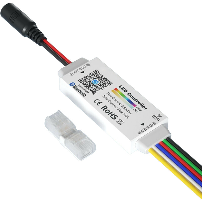 Image of Controllore rgb + cct mini - WiFi + Bluetooth - 5-24V dc - 3,5A