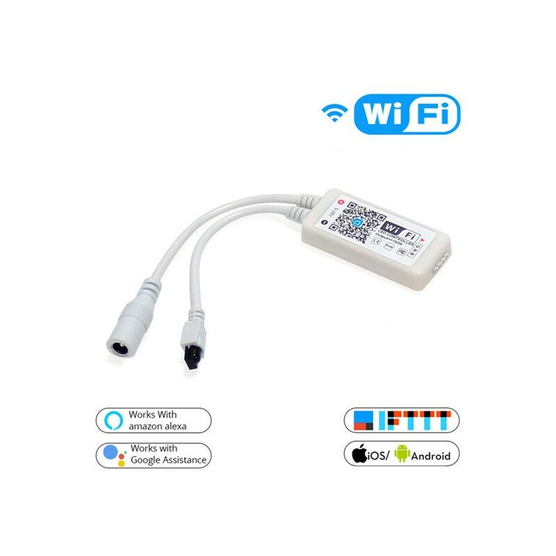 Image of Mini Controller Smart Tuya WiFi per striscia led rgb 12V-24V