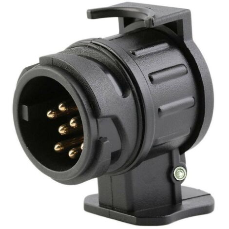 mini-convertisseur Pour Voiture, 13  7 Ples, Mini-connecteur Pour Caravane, Tte De Conversion, Convertisseur D'accessoires Pour Voiture