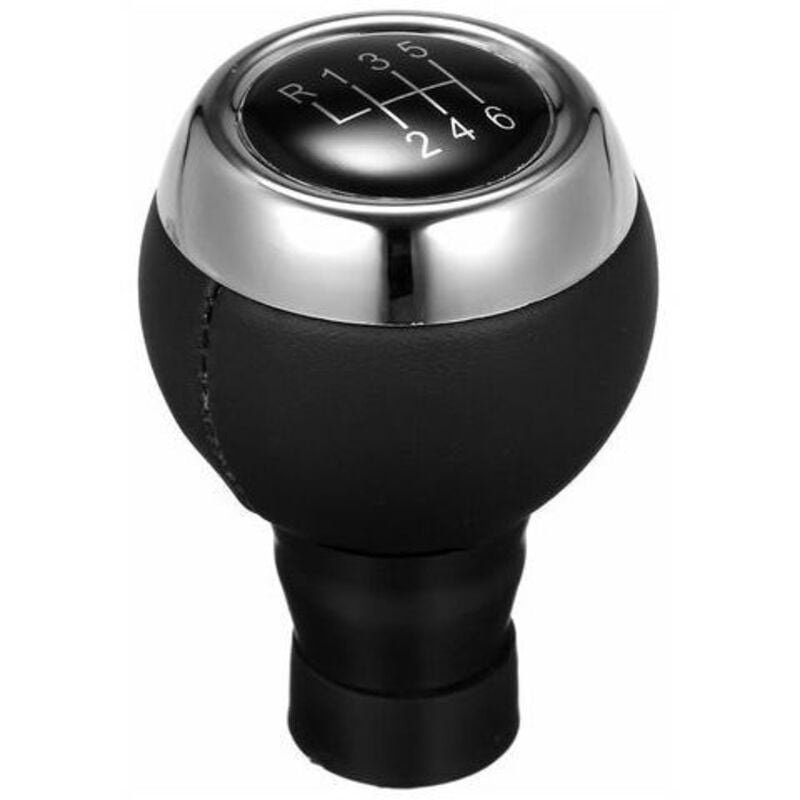 Image of Jalleria - Mini Cooper Auto-Schaltknauf, schwarz, 6 Gänge (R-Gang oben links)