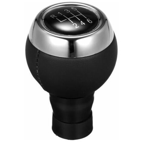 Mini Cooper Car Gear Shift Knob, Black 6 Speed (R Gear Top Left)