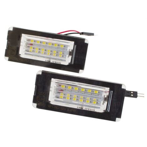 Mini Cooper R56 2006 - Juego de 2 luces de matr铆cula LED