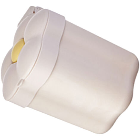 Mini Corbeille de Bureau avec Couvercle en Forme de Fleur - Poubelle Étage Large, Organisateur Polyvalent Blanc
