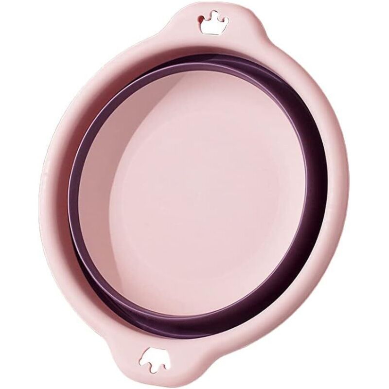 Lavabo portable pliable (S, rose)