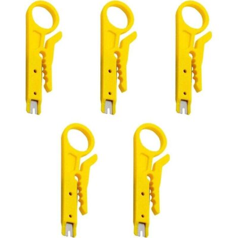 Mini cuchillo pelacables KZQ, mini pelacables portátil, herramientas para pelar cables, diámetro de 5-6,2 mm
