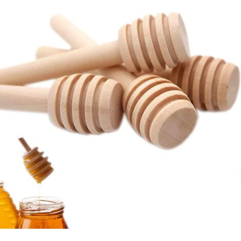 Mini cuillères à miel en bois pour la cuisine et la table, 8 cm, miel en bois