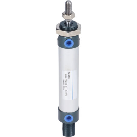 Mini cylindre pneumatique en alliage d'aluminium, alésage de 20mm, Double Action, 0.1 à 0,8 mpa, MAL20MAL20x100mm/3,94 pouces, course
