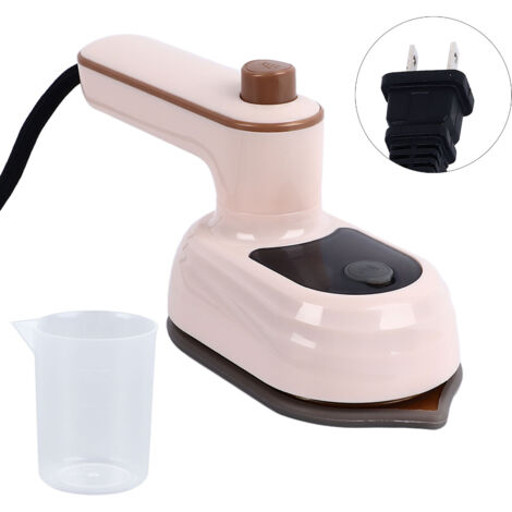 Mini-Dampfbügeleisen, tragbar, kompakt und zusammenklappbar für Reisen und zum Schlafen, US-Stecker 100–240 V, ideal für Kleidung