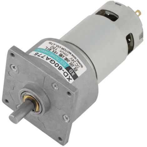 Mini-DC-Getriebemotor DC12V / 24V 35W Metall Geschwindigkeit einstellbar großen Drehmoment Motor CW/CCW(24 V 150 U/min)