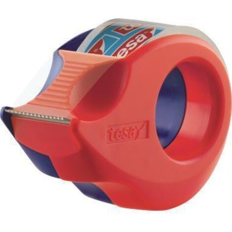 Mini dérouleur tesafilm® tesa 57858-00000 57858-00000 + 1 rouleau d'adhésif bleu, rouge 1 pc(s) Y22306