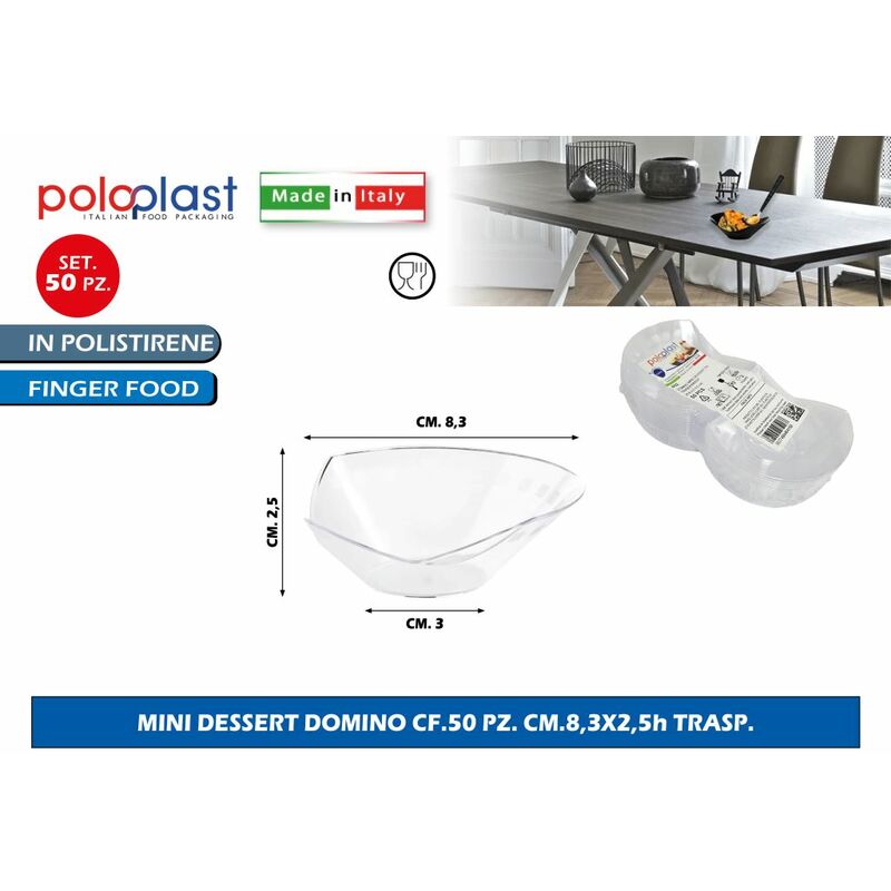 Bighouse It - mini dessert domino CF.50 pz