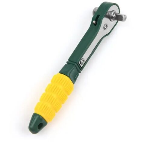 Mini destornillador con vástago de 1/4", llave de trinquete rápida ajustable, llave de tubo, herramienta
