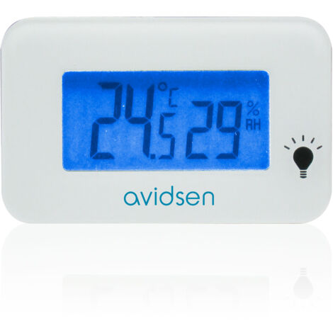 Mini détecteur de température et d'humidité - Avidsen - 107249