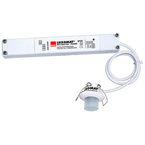 Mini détecteur maître DALI-DSI encastré blanc H: 10m max détection 360° Ø 6m de biais IP20 BEG