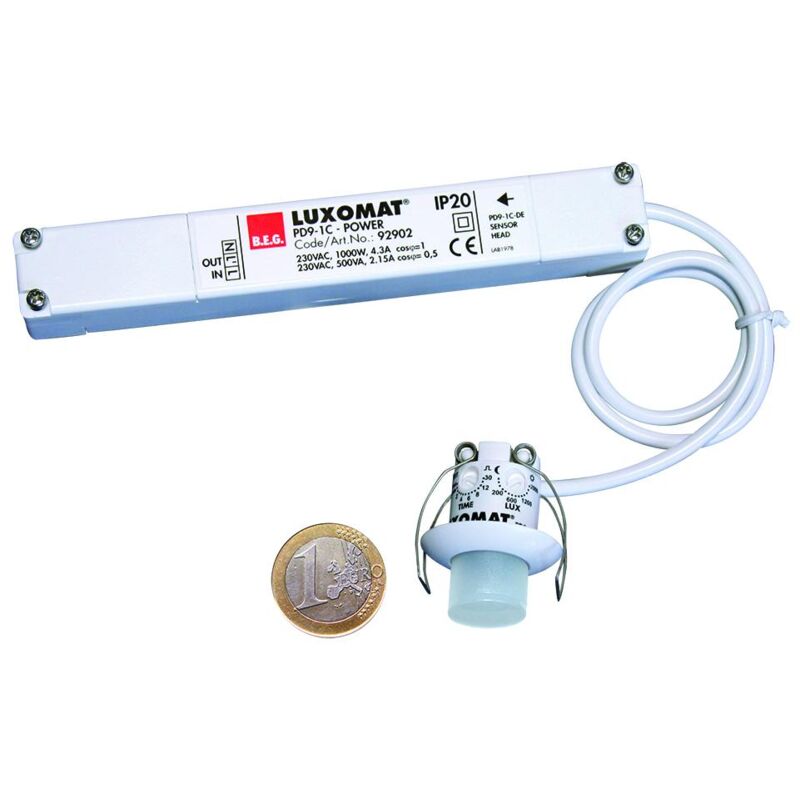 PD9-1C-GH-FP-BL mini détecteur de mouvement 1 canal tout ou rien hauteur max 10m luxomat 92934