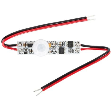 Sensor de movimiento infrarrojo PIR LED ajustable, 110V-220V, Detector de  movimiento, interruptor de lámpara