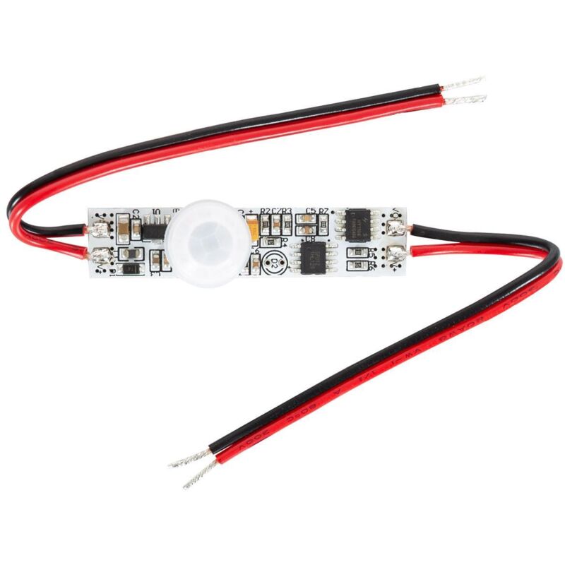 

Mini Detector de Movimiento PIR 120º para Tira LED Blanco - Blanco