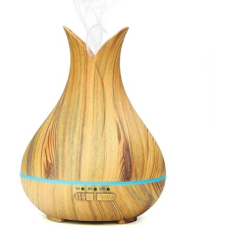 Mini diffuseur d'huiles essentielles portable en bois avec technologie ultrasonique pour la maison, le bureau, le spa et le yoga