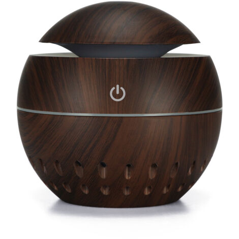 Mini diffuseur – humidificateur + veilleuse LED, chambre / maison / bureau, cadeau Fête des Mères lumineux