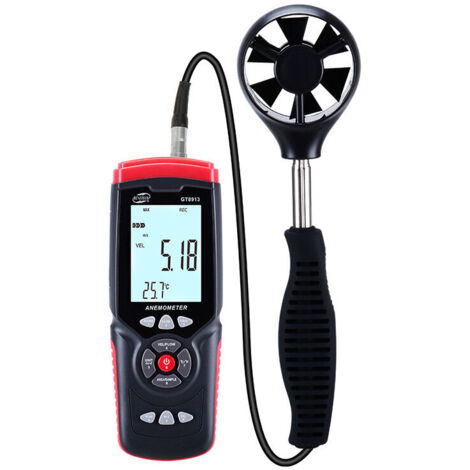 Mini Digital-Anemometer Hochpräziser Windmesser Handheld-Laufrad-Windgeschwindigkeitssensor-Anemometer GT8913