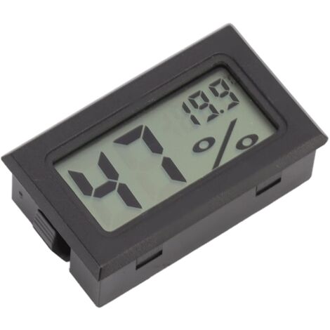 Mini-Digital-Feuchtigkeitsmesser, elektronisches Thermometer-Hygrometer, Zigarrenkistenthermometer, Zigarrenschrank für Keller, Gewächshaus, Höhle