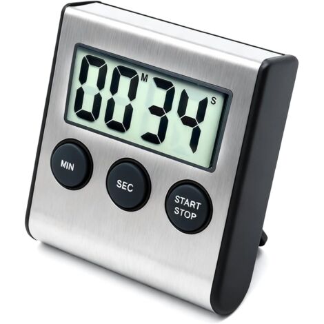 Mini-Digital-Küchentimer, magnetischer Küchentimer, 100-Minuten-Countdown und Stoppuhr – perfekt für die Küche