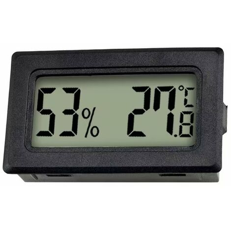 Misuratore digitale di Umidità Termometro a temperatura ambiente Mini Igrometro 