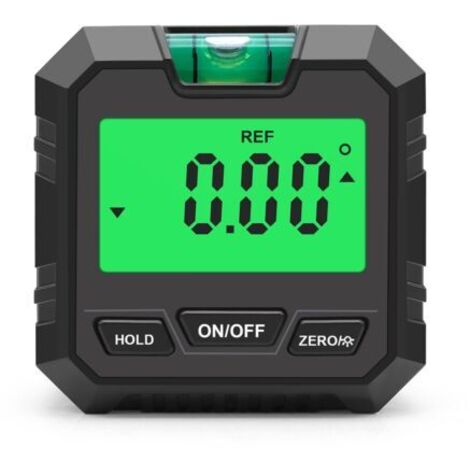 Mini-Digital-Neigungsmesser, Winkelmesser, Neigungsmesser und Wasserwaage 3 in 1, Winkel- und Neigungsmesswerkzeug, 90°-Wasserwaage für einen Messbereich von 4 x 90 Grad.